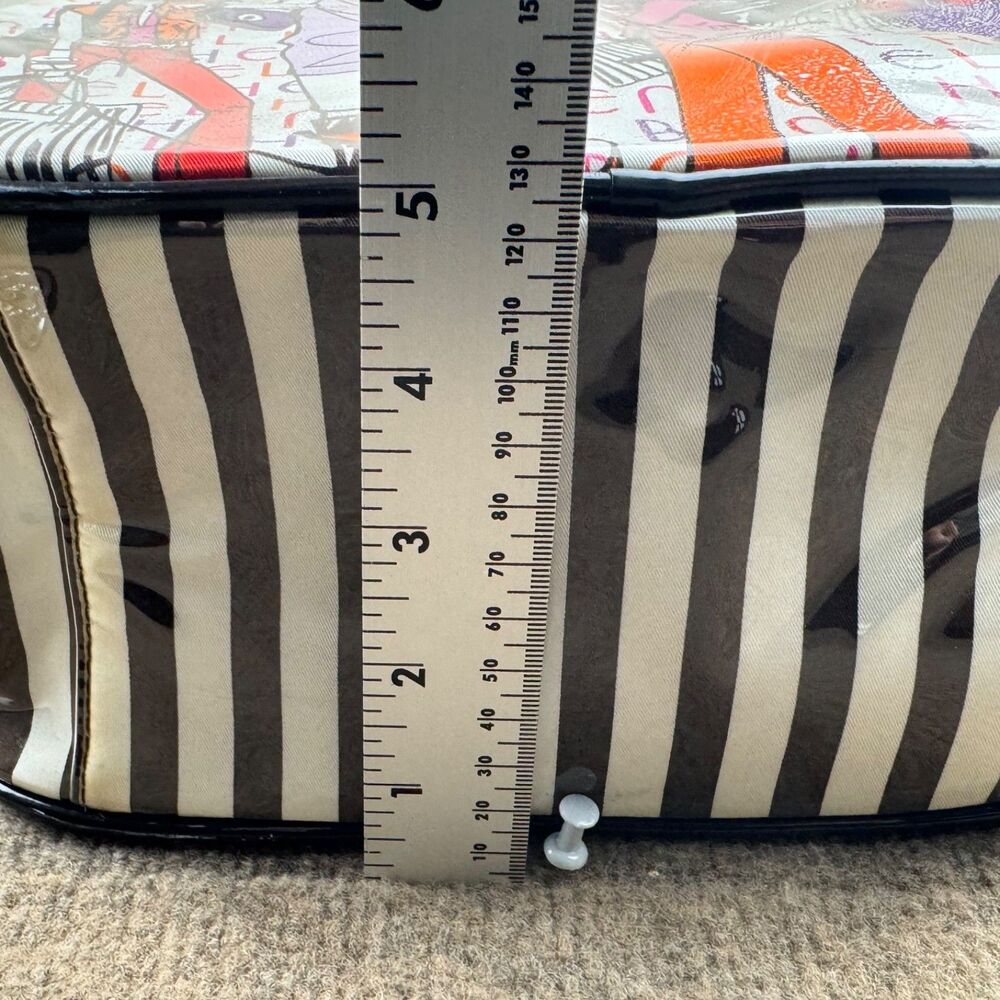 Henri Bendel Power Of Fashion Cosmetic Travel Bag Toiletry Zip Bag - Picture 13 of 15